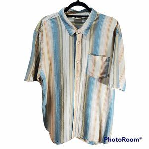 Men's Van's Striped Shirt-XXL